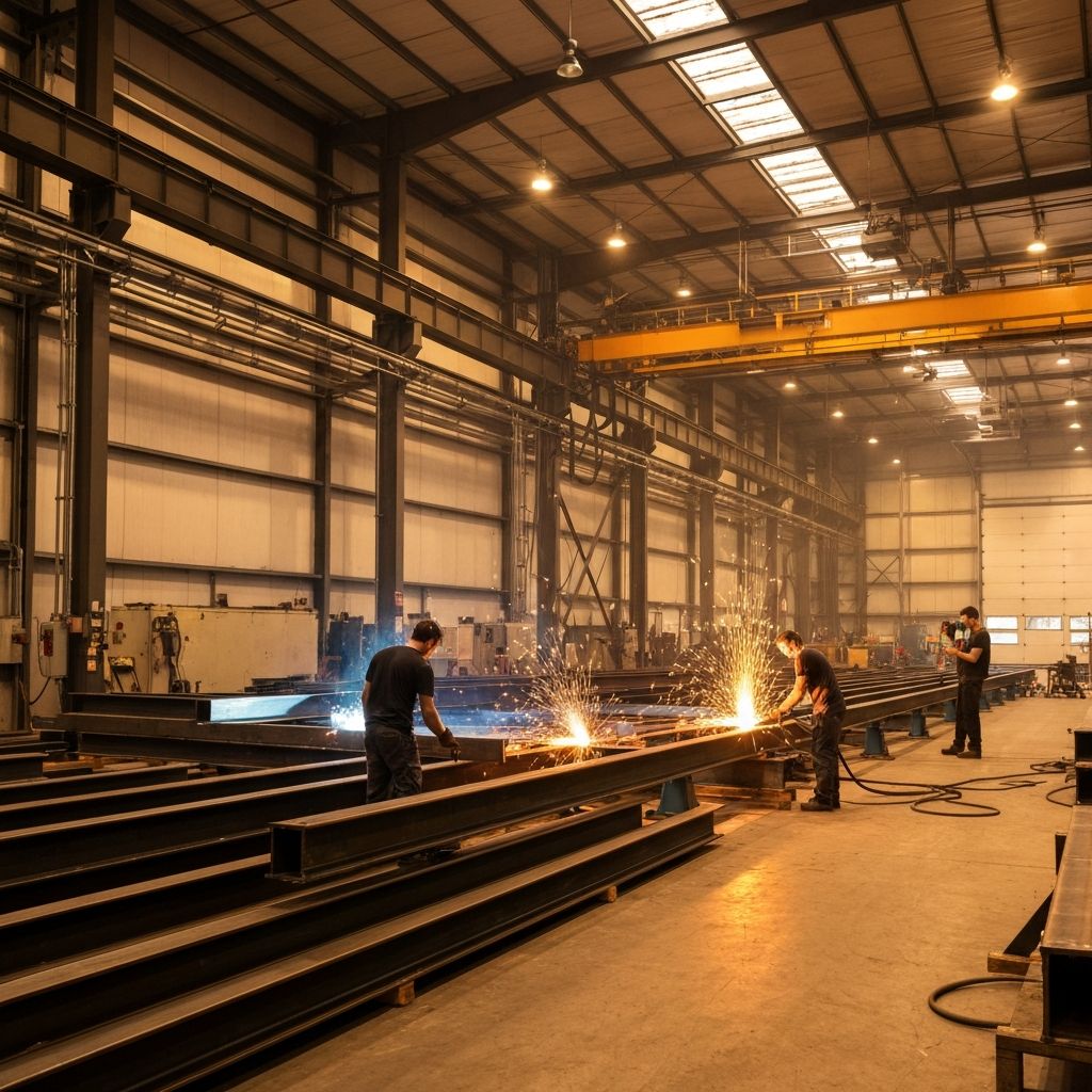 Classic Steel fabrication factory interior